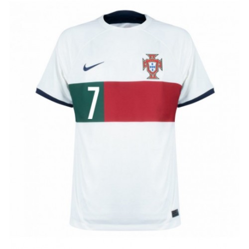 Lacne Muži Futbalové dres Portugalsko Cristiano Ronaldo #7 MS 2022 Krátky Rukáv - Preč